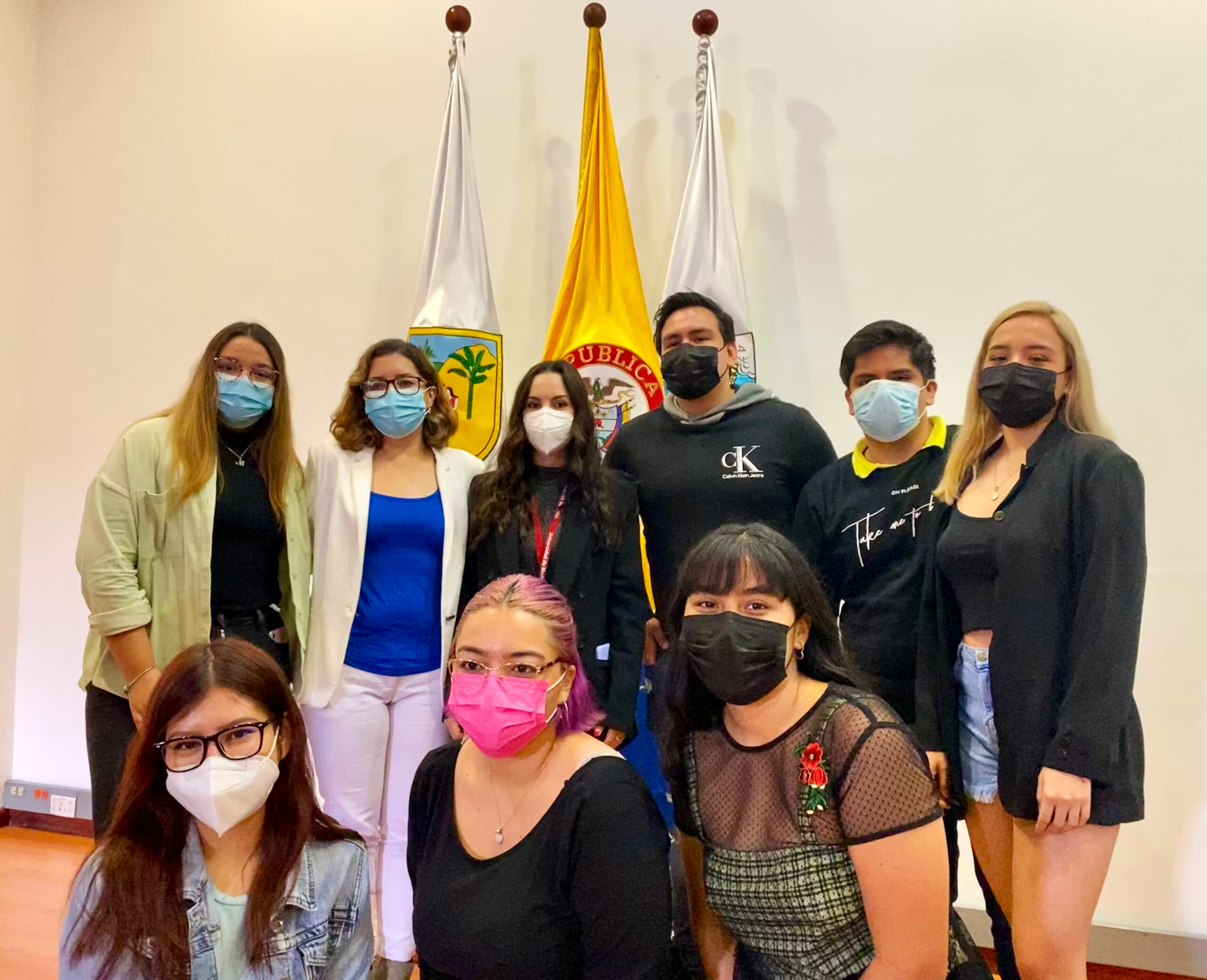 Estudiantes de la Universidad Internacional realizaron una pasantía en la UdeMedellín
